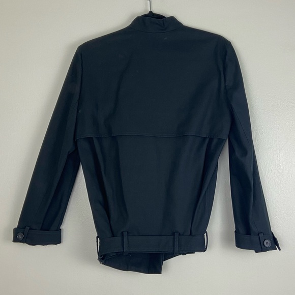 Helmut Lang Black Trench Coat - Picture 4 of 6